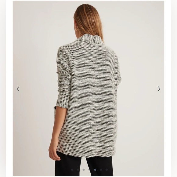 Marine Layer Black and White Birdseye Sweater Size XS- Sold Out - Picture 2 of 7